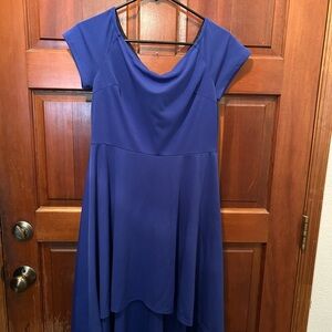 Elegant Blue Women's Dress